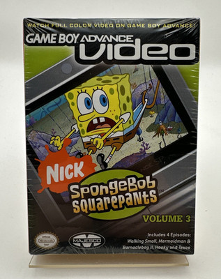 GBA Video Nickelodeon SpongeBob Schwammkopf Band 3, neu fabrikversiegelt