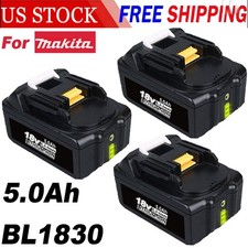 3X 18V 5.0Ah Lithium-ion Tool Battery For Makita BL1890B BL1815 BL1840 LXT400 US