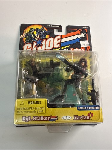 G.I. Joe (ARAH) vs Cobra with Sound Attack: Sgt. Stalker vs Zartan (2-pack) - Picture 1 of 2