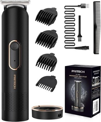 PRITECH Haar-Schneide-Maschine, Körperhaar-Schneider, Bart-Trimmer, Männer