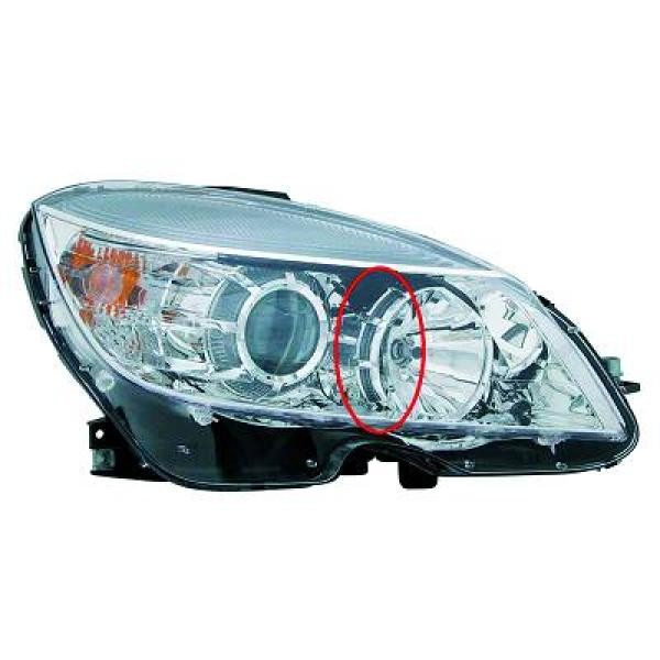Scheinwerfer Rechts Passend FüR Mercedes W204 Baujahr 07-09.07 M. Marelli-image