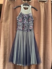 Revolution Small Adult Dance Costume, Ballet/lyrical, Embroidered Organza Bodice