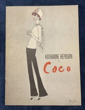 Katherine Hepburn as Coco- Theatre Programme" 1969