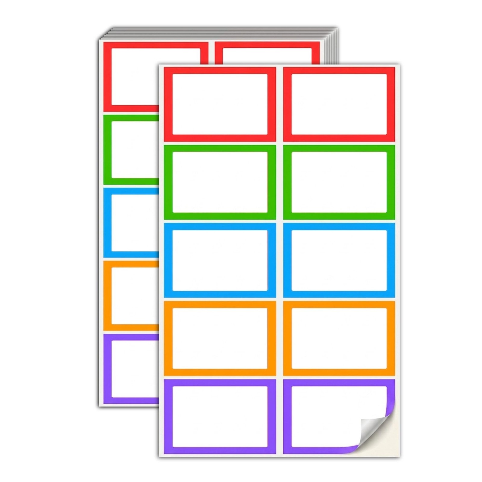 Étiquette autocollante couleur 75x50mm pour identifier rapidement vos cartons de déménagement
