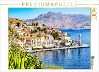 Calvendo Puzzle A Scene From The Calendar: Enchanting Symi | 1000 Pieces, Finish