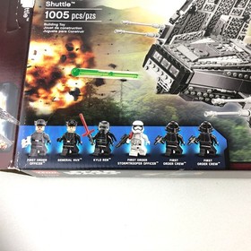 LEGO Star Wars: Kylo Ren's Command Shuttle 75104 Modded Complete Minifigures Box