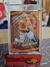 Baker Mayfield /65 2025 Panini Prizm Orange Wave Creamsicle Color Match SP
