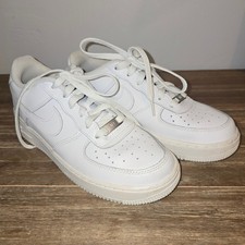 Nike Air Force 1 LE GS Triple White Low Top Sneakers DH2920-111 Womens 8 / 6.5Y