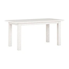Miramar Contemporary White Washed Wood 35.5" Long Outdoor Coffee Table