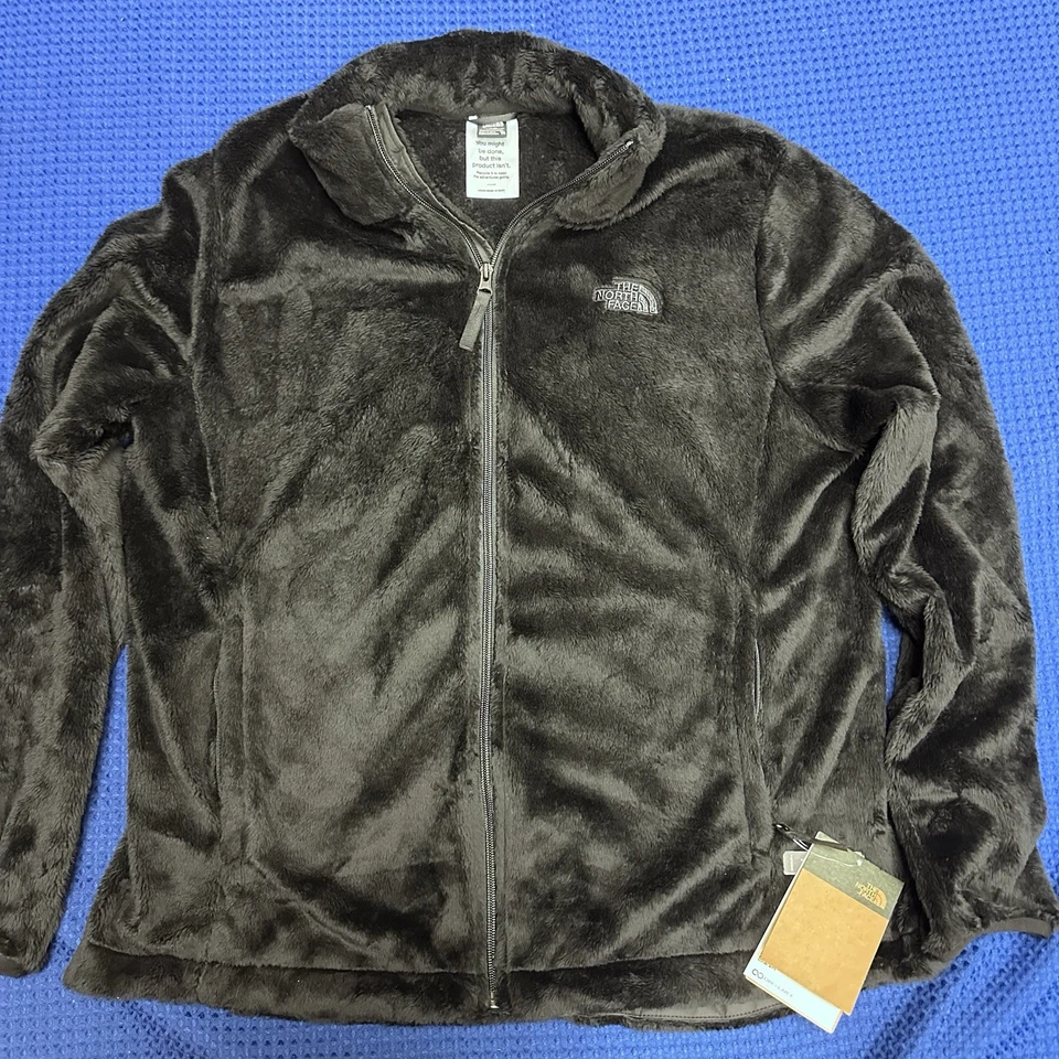 NUEVO- Chaqueta Abrigo Mujer XXL Negro Cara Norte Cremallera Completa Osito Polar Sin Forro ¡$99! Foto 2 de 4