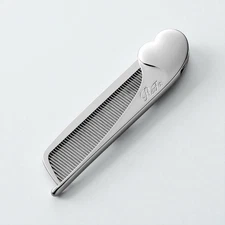 ReFa HEART COMB Aira Silver Hair Care Brush RS-CC-15A Lightweight Authentic MTG