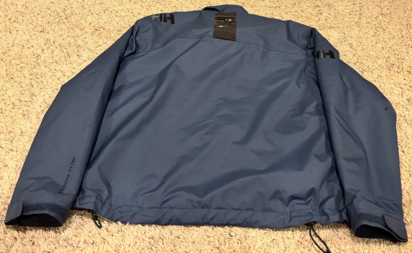 Helly Hansen Crew Mid Layer Jacket Blue Mens Size… - image 4