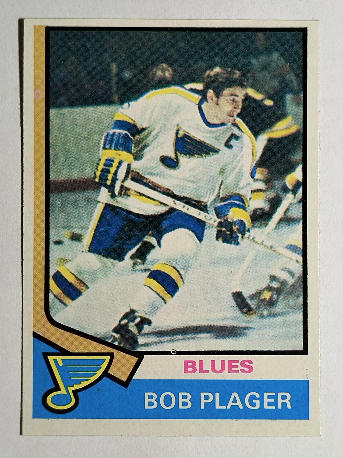 1974-75 Topps #107 Bob Plager (NM)