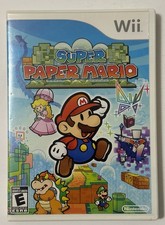 Super Paper Mario - Nintendo Wii Complete *Tested & Working*