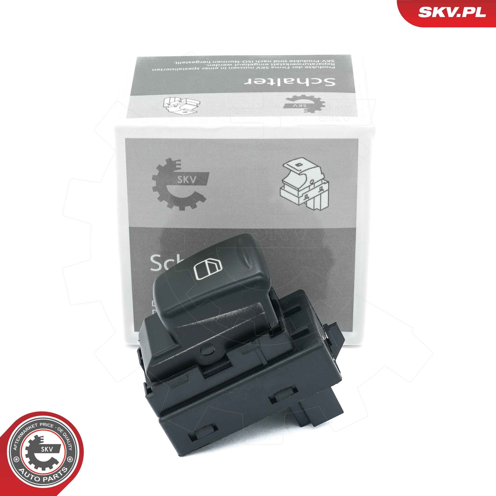 Passenger Side ESEN SKV 37SKV461 Switch, window regulator for SMART