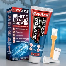 White Lithium Grease, Garage Door Lubricant, Multi-Purpose Bike Grease 1.76oz