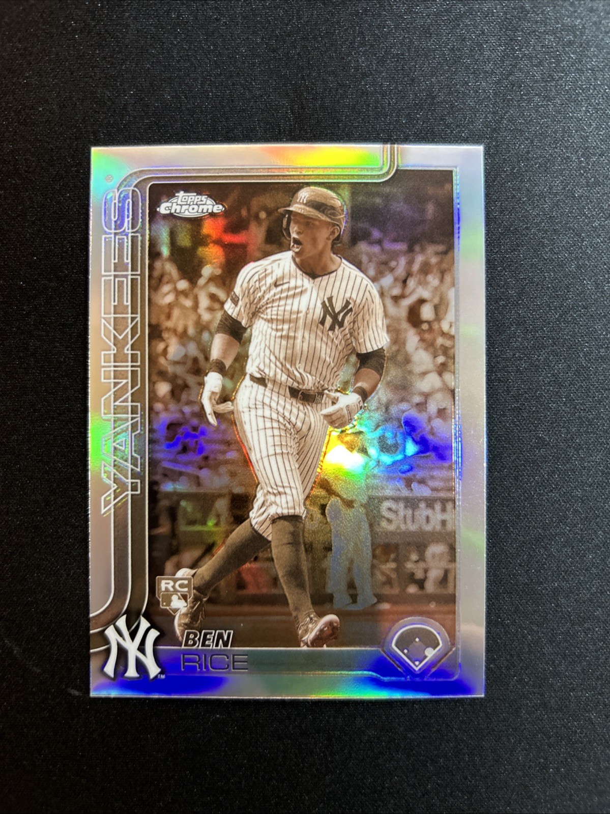 2025 Topps Chrome - Ben Rice #139 Sepia Refractor (RC)