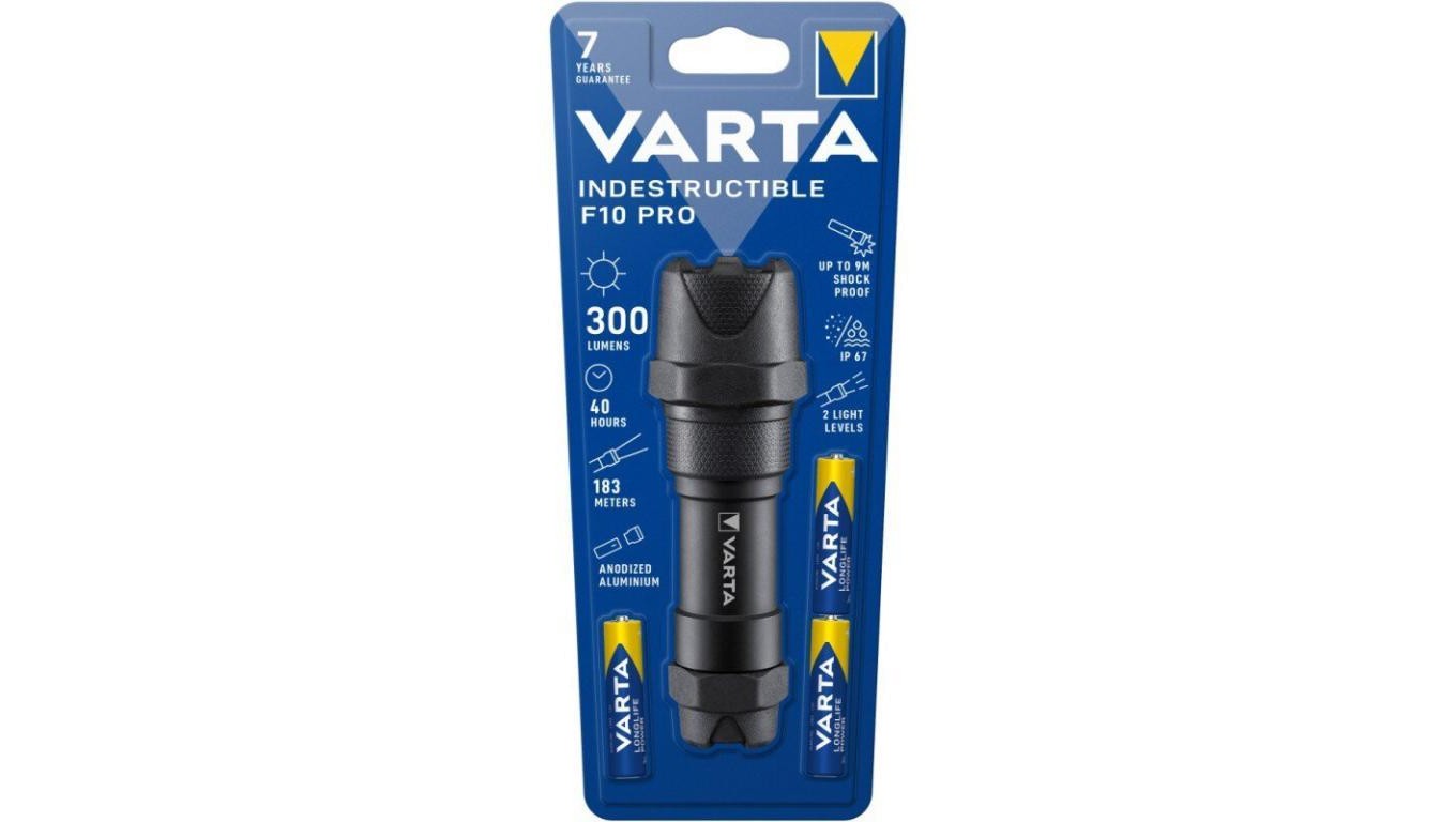4008496987207 Niezniszczalna latarka diodowa Varta F10 PRO 6W 3AAA 18710 VARTA