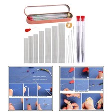 Perlennadel-Set, Armbänder, Einfädler, Sticknadeln für die