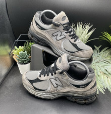 New Balance 2002R grey black suede mesh low top trainers men’s UK7.5 shoe sneake