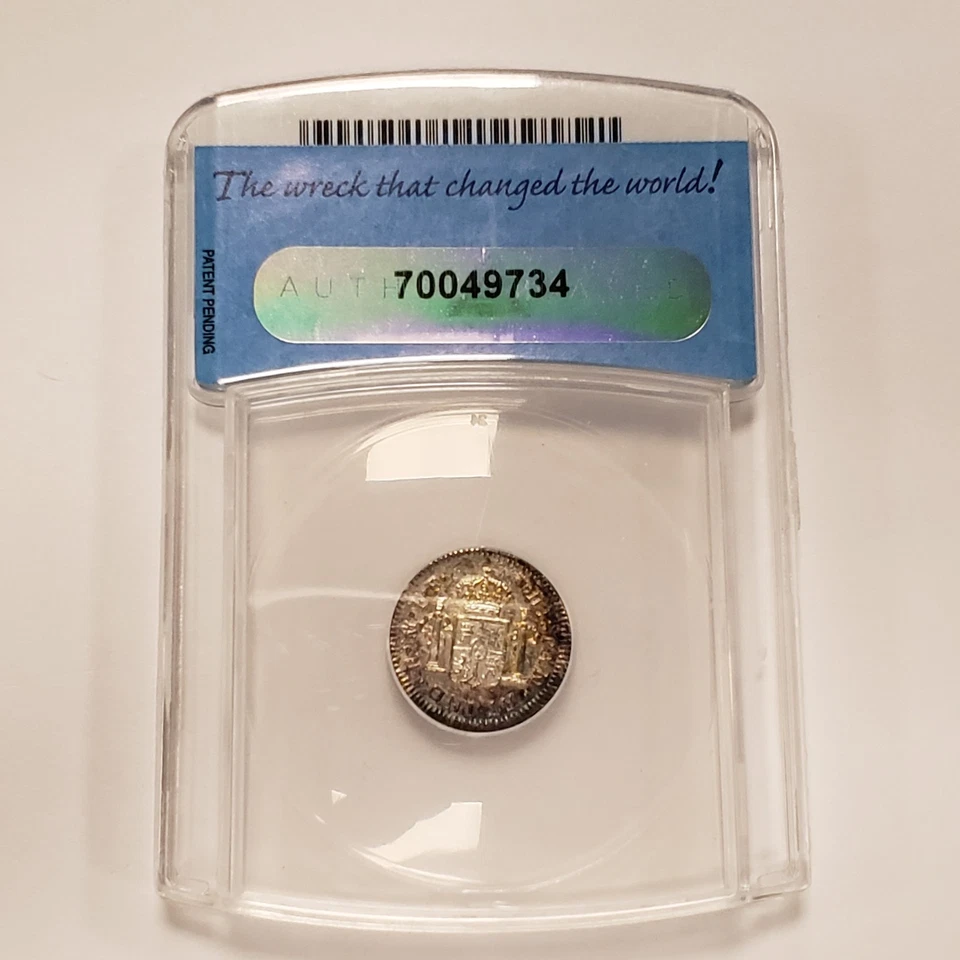 1783 Mo Mexico 1/2 Real - El Cazador ANACS Prime Shipwreck Effect - SKU-F9144 - Image 2 of 4