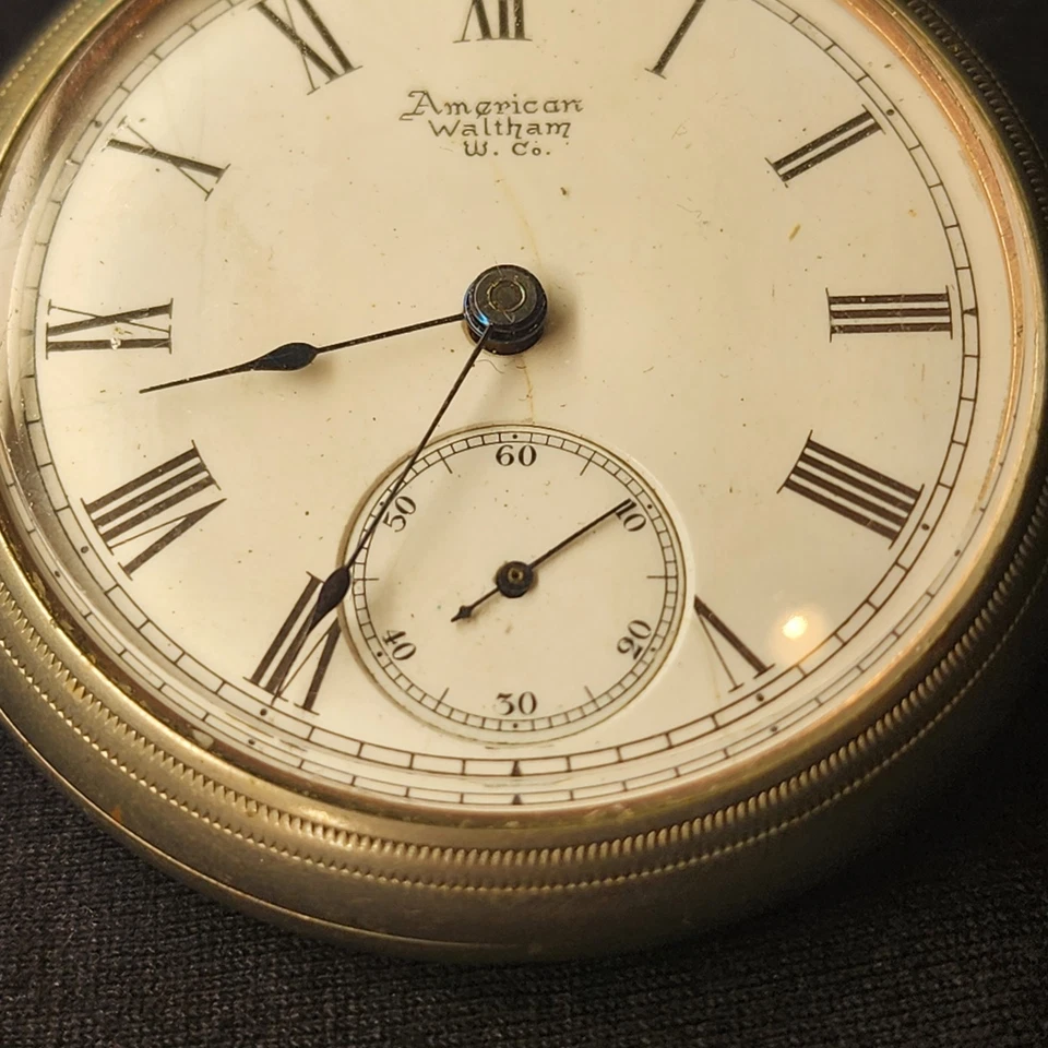 Reloj Bolsillo American Waltham 1891 - 4551149 - Años 18, 17j, Silveroid, Piezas/Reparación Foto 3 de 4