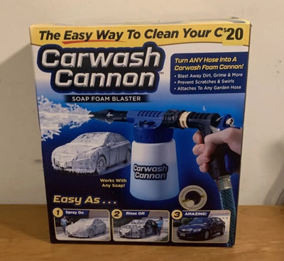 Nozzle Spray Car Wash Gun Cannon Soap Foam Dirt Dust Blaster Hose Thick Sprayer