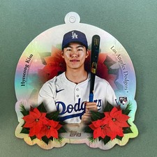 2025 Topps Holiday Baseball Hyeseong Kim Oversized Die Cut Ornament #00-2