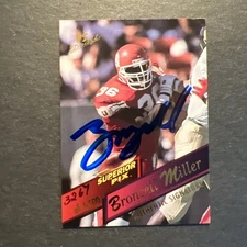 1995 Superior Pix - Bronzell Miller #64 Autographs /6500 (AU, RC)