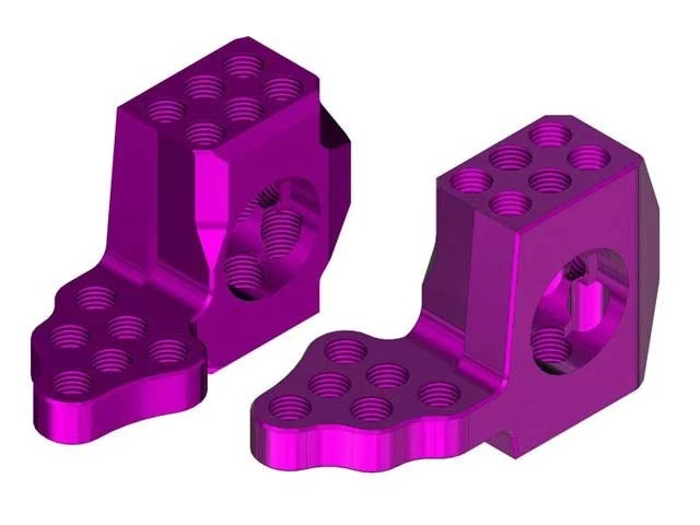 WRAP-UP NEXT 0627-FD GX Front Knuckle Ver.4 Super Lightweight (Violet) - Photo 1/1