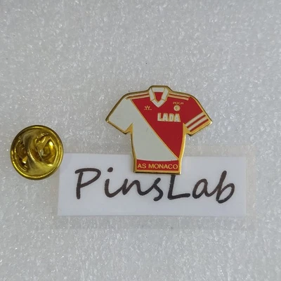 Pin's-FOOTBALL-Maillot-AS Monaco-Lada-Foot---P5I1 - Photo 1/2
