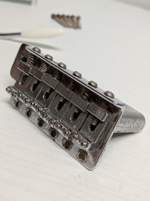 Vintage 1972 Fender Stratocaster Tremolo Assembly Bridge 71-79