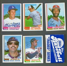 1982 Topps Traded Baseball Cards 7