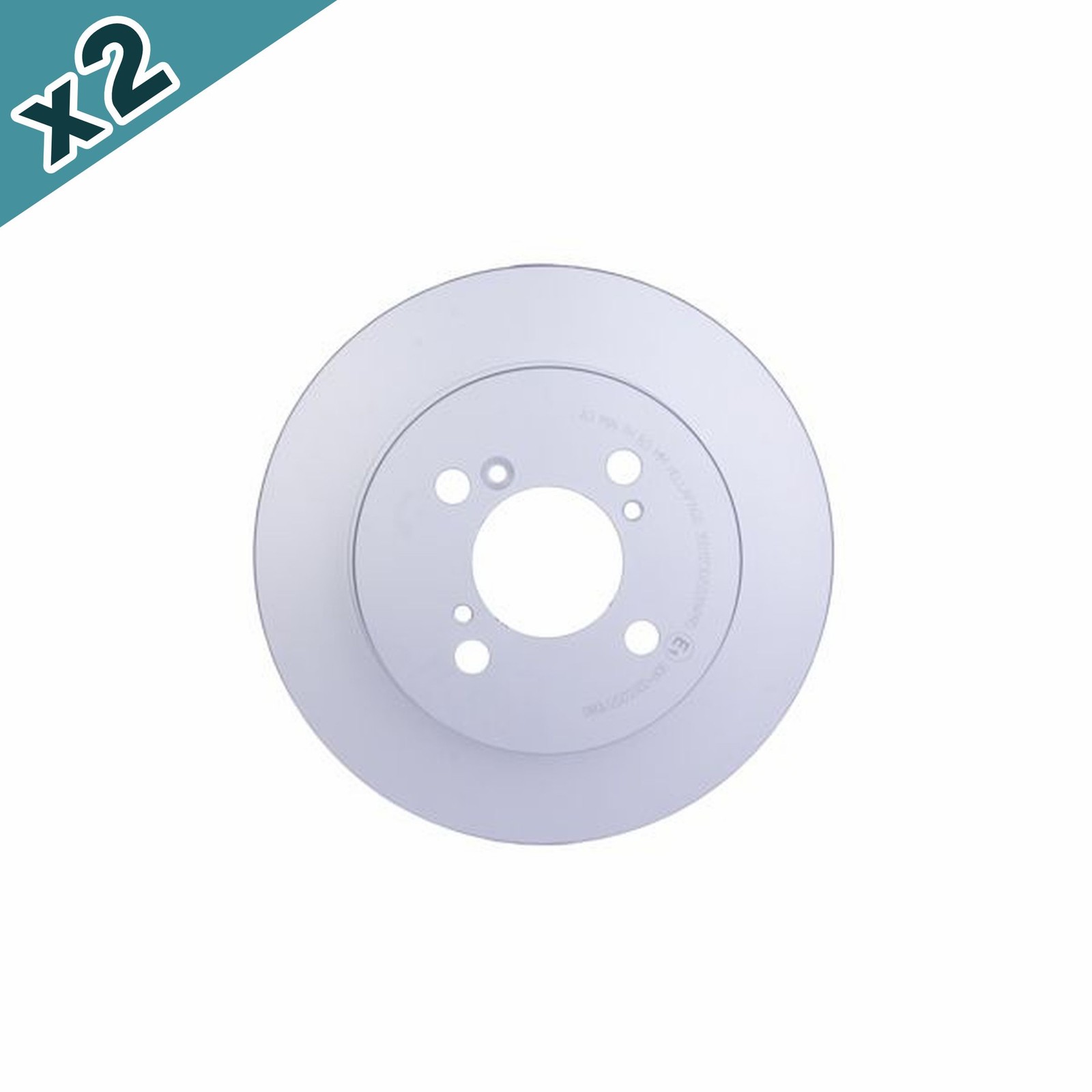 HELLA Brake Disc Rear Solid Without Wheel Hub Fits Suzuki Swift 8DD 355 117-301