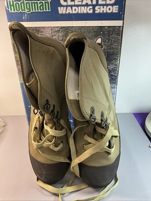HODGMAN CANVAS WADING BOOTS, NEVER USED SIZE 11. ORIGINAL BOX, PAPERS. (DH02)