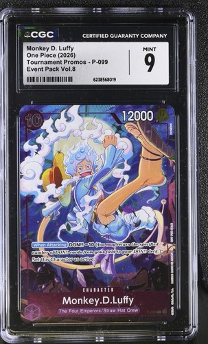 Monkey.D.Luffy (Event Pack Vol. 8) graded CGC 9 for sale on eBay