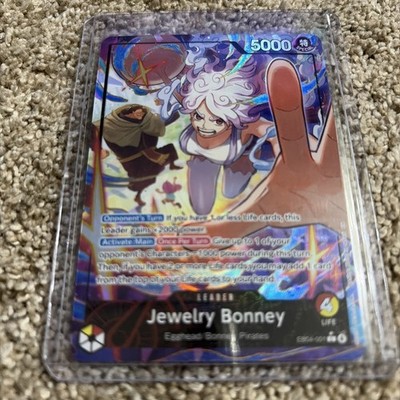One Piece TCG OP15 -EB04 Jewelry Bonney Leader Alt Art EB04-001 NM