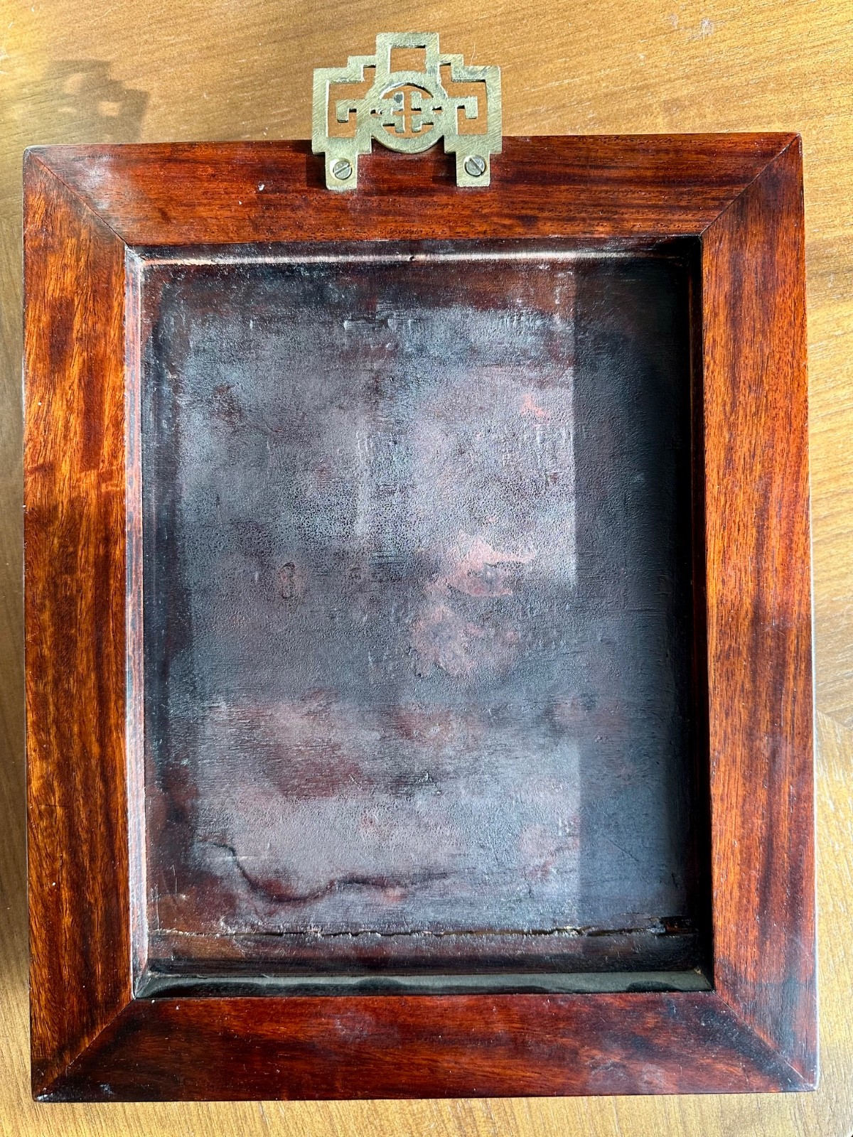 2 Antique Chinese Red & Gilt Wooden Deep Carved Panel Wood 19th Century