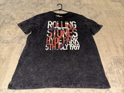 The Rolling Stones T Shirt Hyde Park 5th July 1969 Sz XL