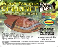 PGX141 Spindrift Photoetched Engine Grills - 1/128 Scale Paragrafix