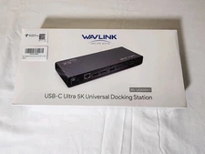Wavlink WL-UG69DK1 USB-C Ultra 5K Universal Docking Station - Black Sealed