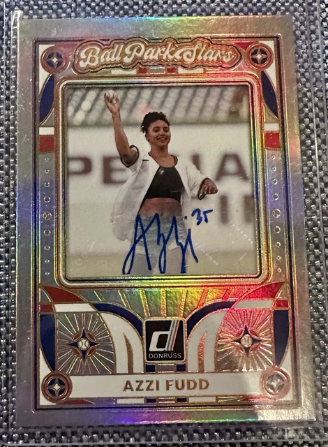 Azzi FUDD 2026 Donruss Silver Ballpark Stars AUTO SSP CASE HIT WNBA 5 Nationals!