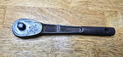 Vintage Craftsman 1930's-40's Circle H 1/2'' Drive Ratchet Works Great USA RARE