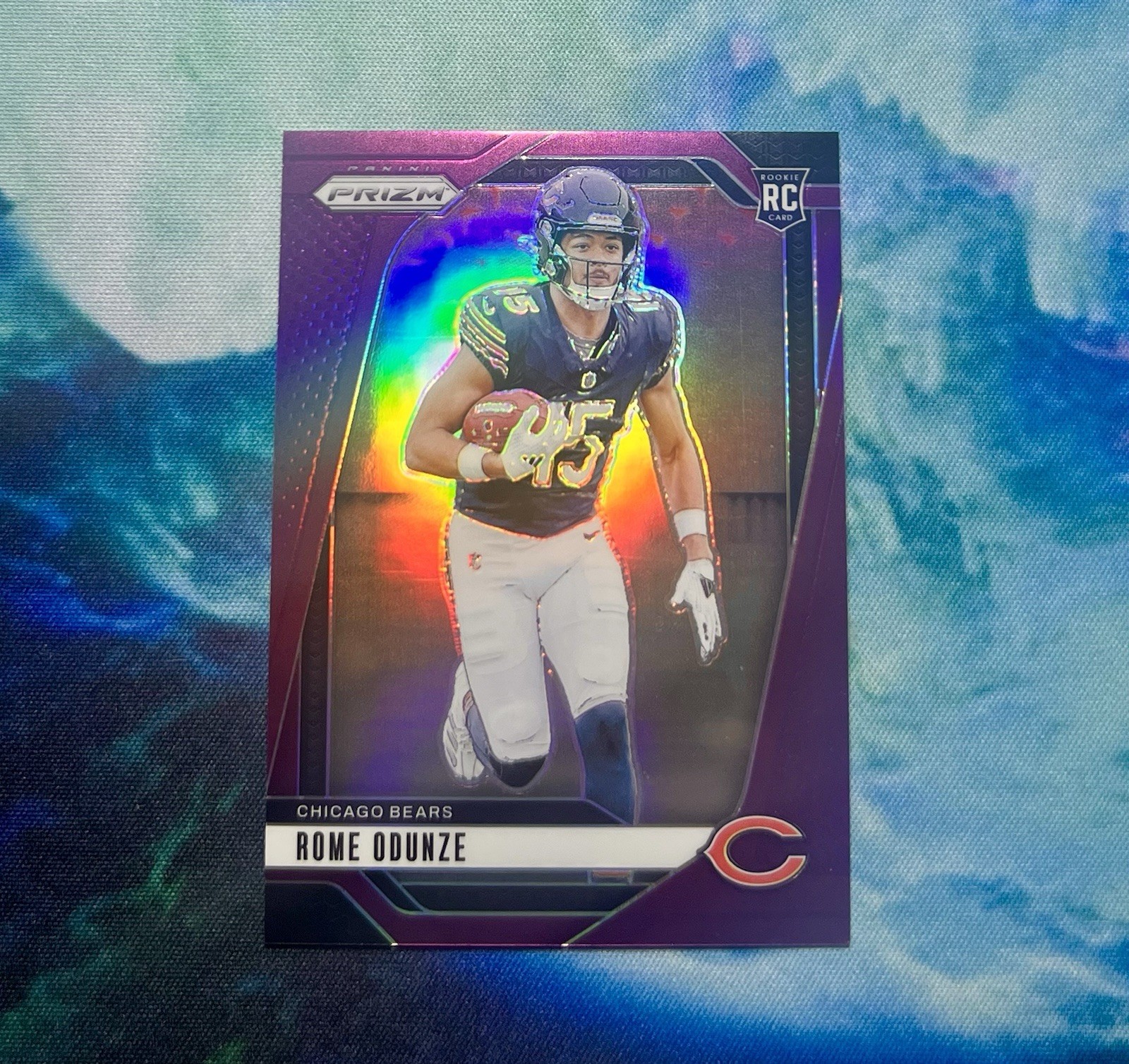 2024 Rome Odunze Panini Prizm Rookie Purple Prizm /125