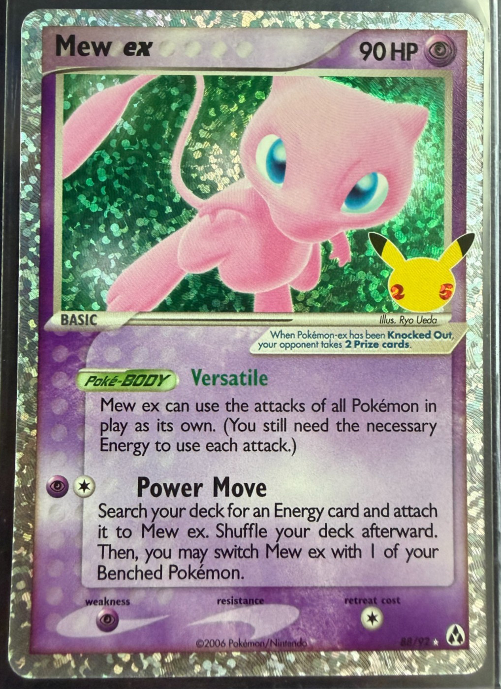 Mew ex 88/92 - Pokemon TCG Celebrations - NM