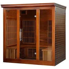 Cedar Elite 4-5 Person Premium Sauna w/ 9 Carbon Heaters