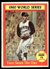 1961 Topps 1960 World Series Game #5 - Face Saves The Day #310 Pirates