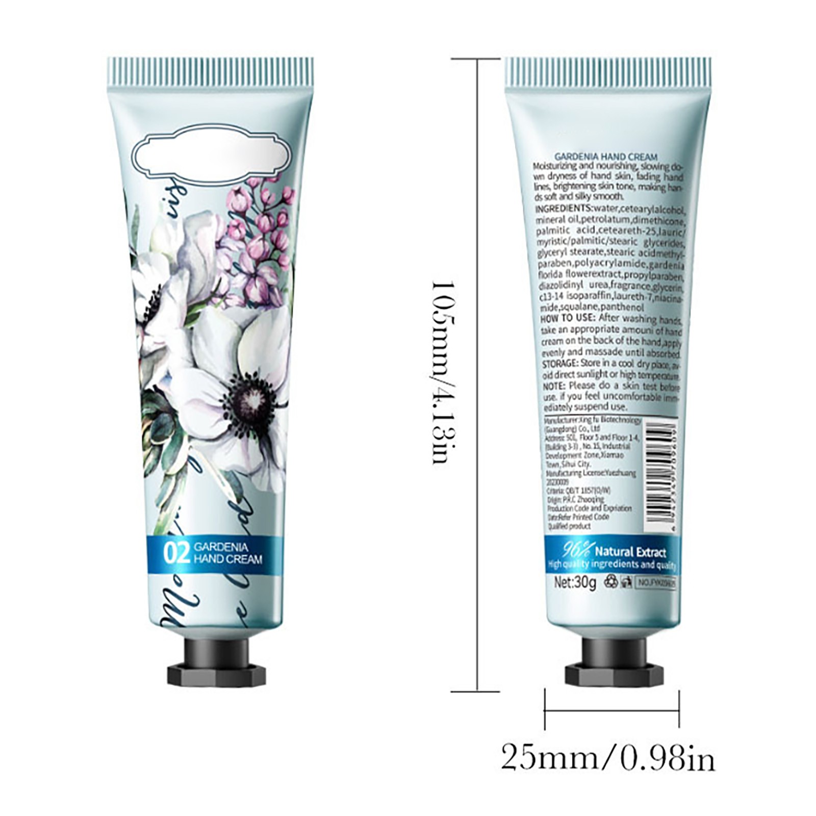 Set Of 5 Hand Cream Prevent Dryness Hand Care Non Greasy Hand Lotion Hydrating