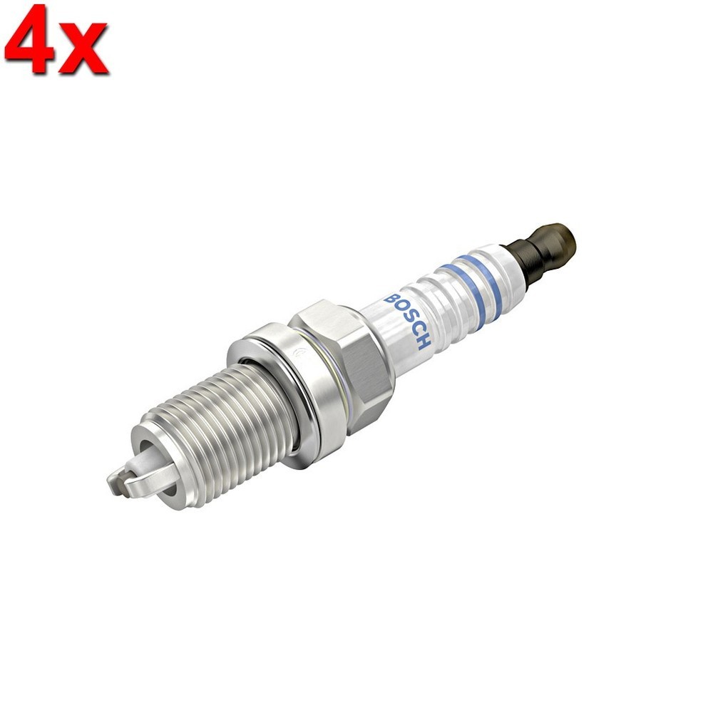 BOSCH 4x Spark Plugs 0242229878