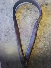 Vintage London Fog Gilded Harness Cowhide Belt 40